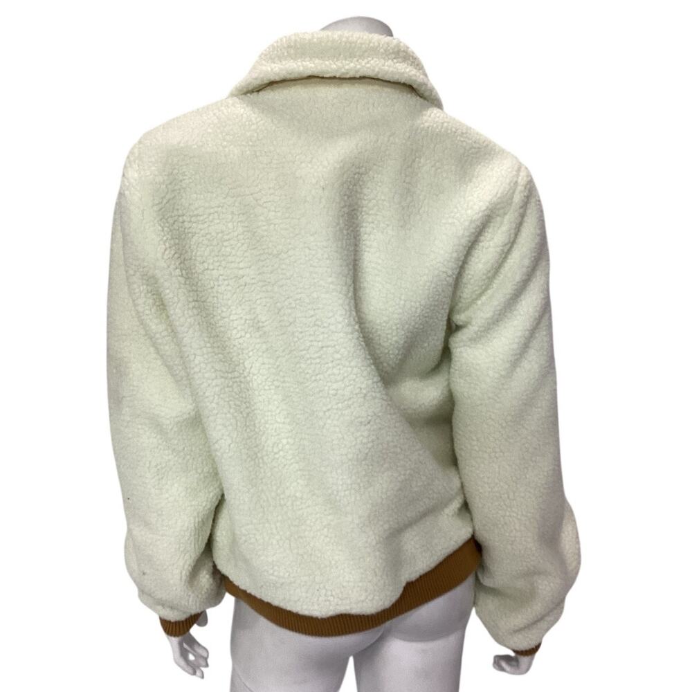 Lovers And Friends Faux Fur Ivory Simone Jacket Size M - Picture 3 of 4